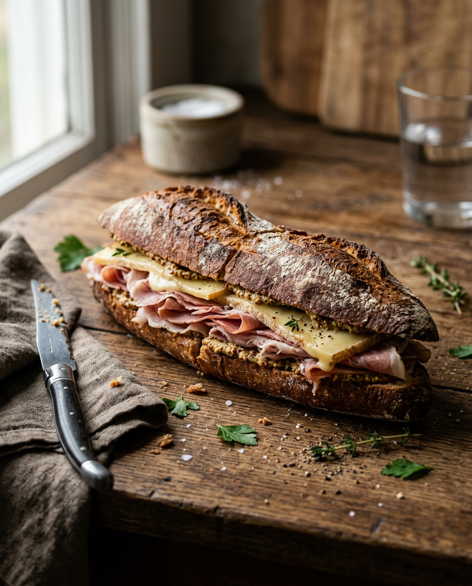 Ham and Cheese Sandwich