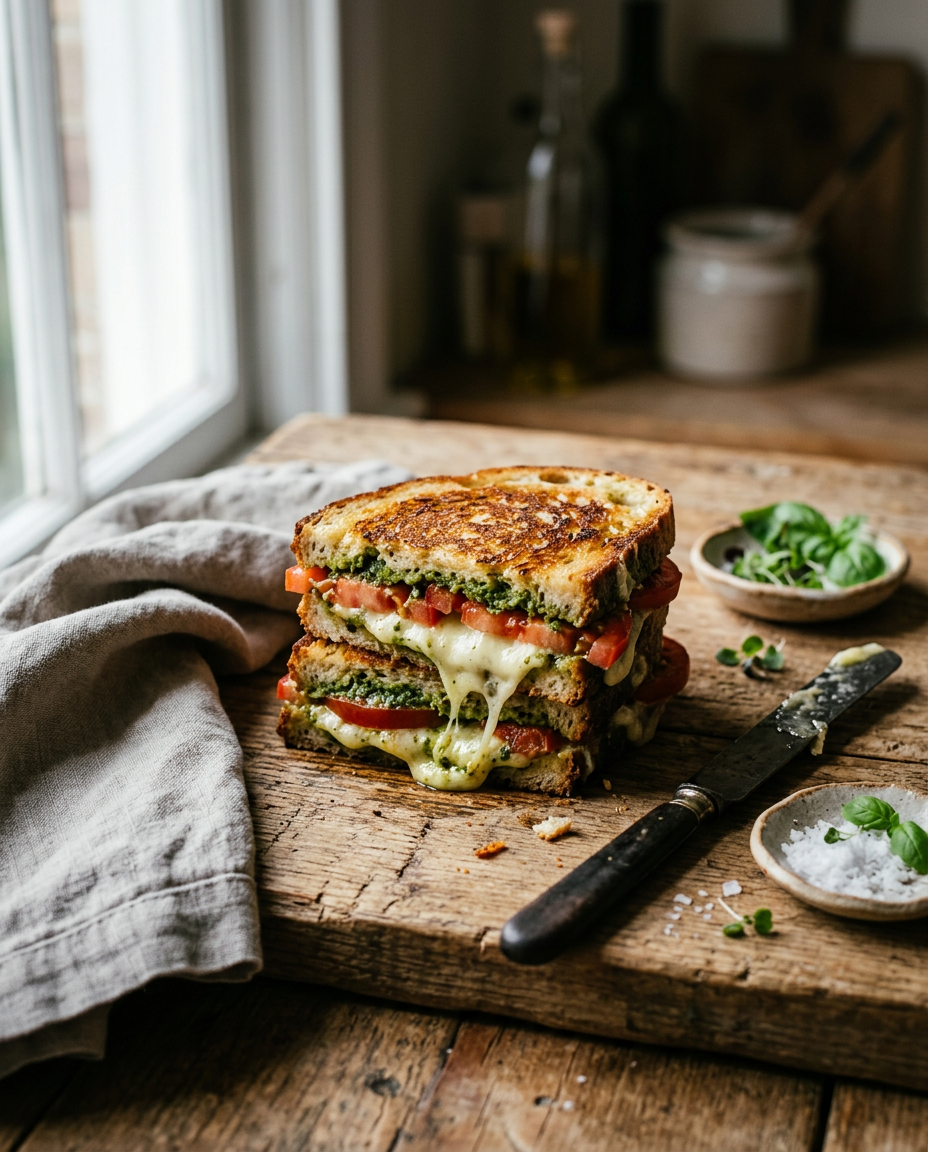 Caprese Grilled Cheese