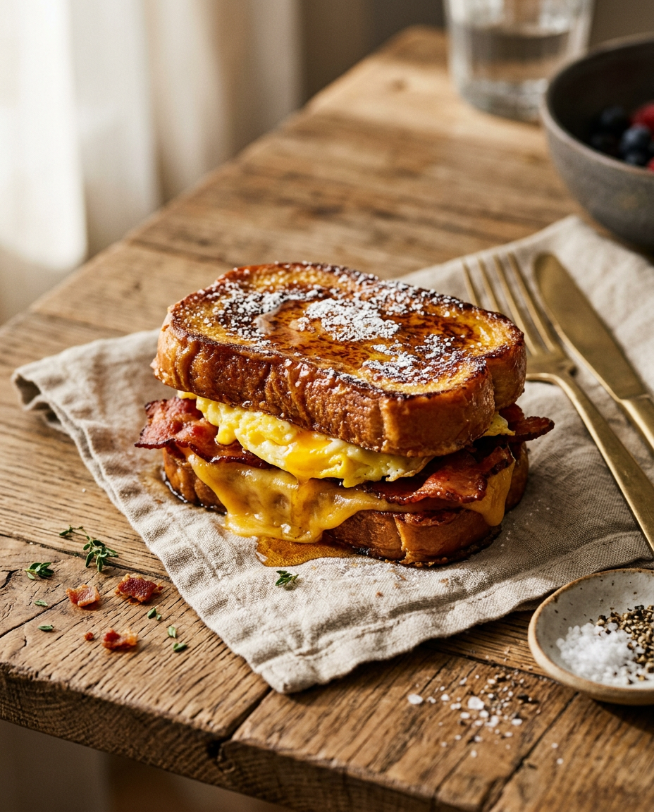 Viral French Toast Breakfast Sandwich