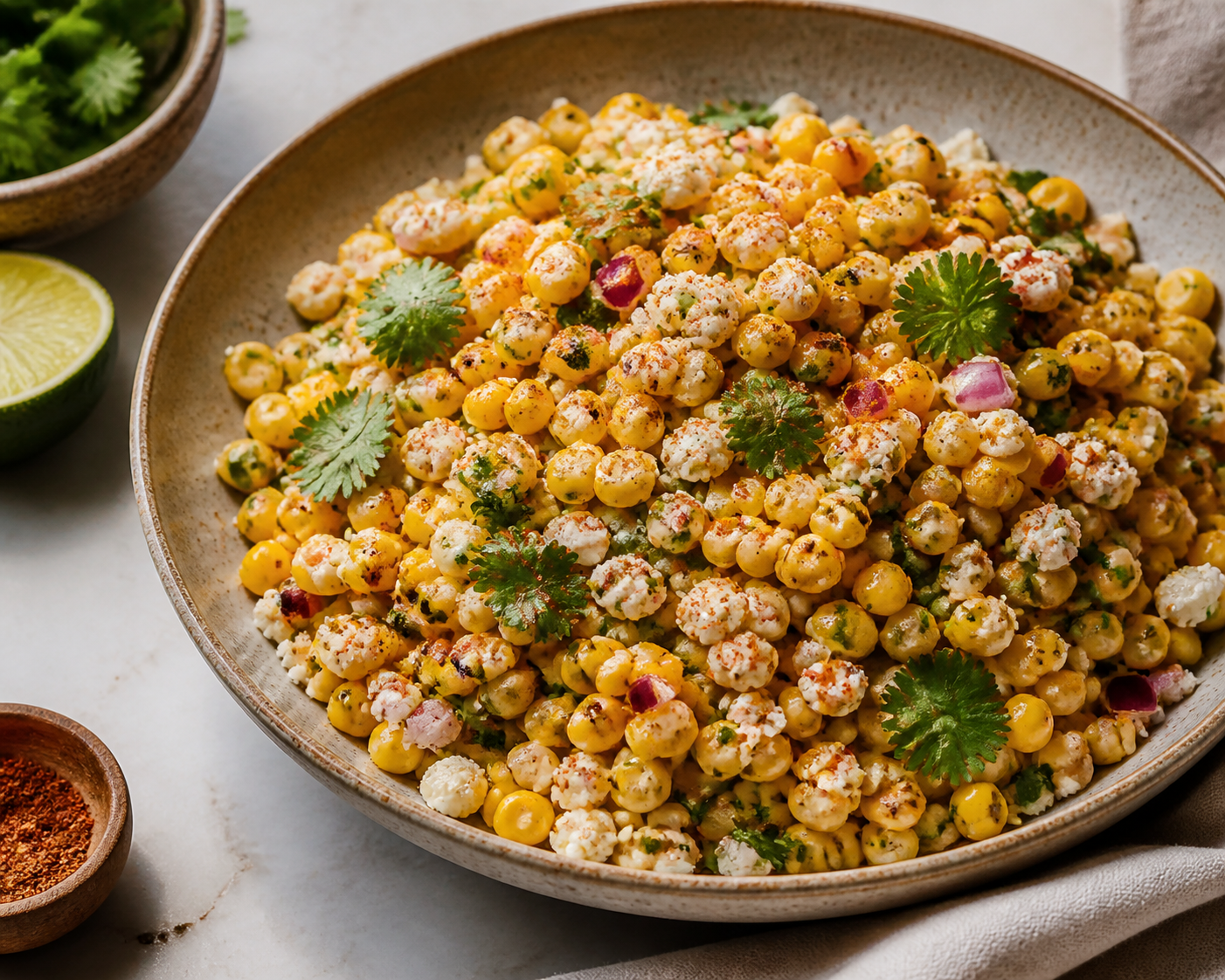 Mexican Street Corn Salad (Esquites)