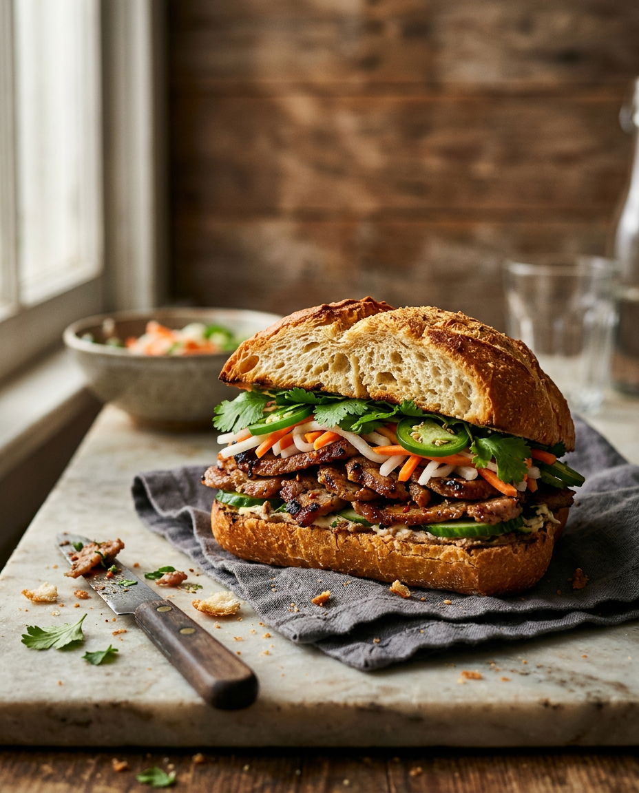 Lemongrass Pork Banh Mi